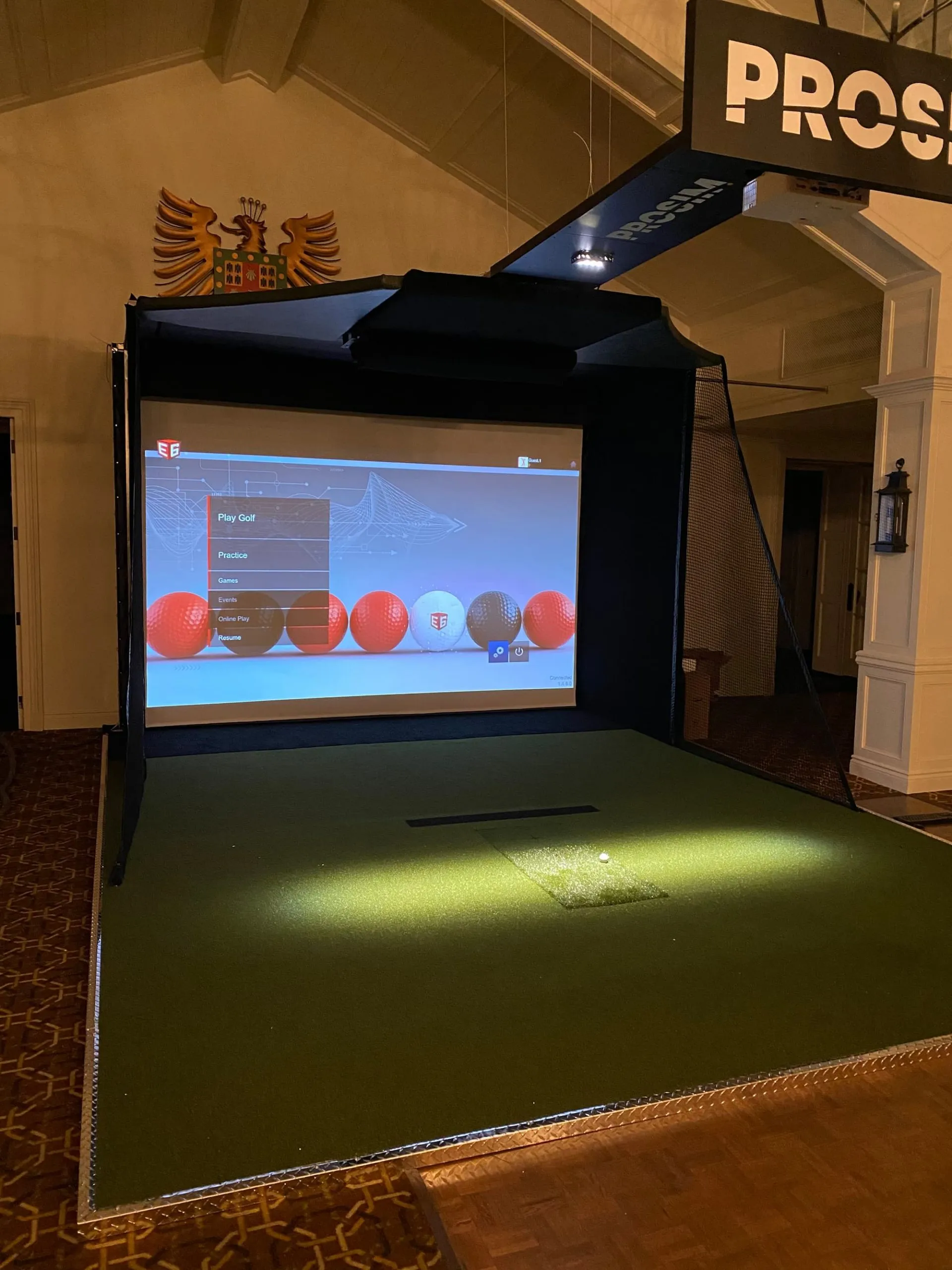 Installation ProSim — Golf club